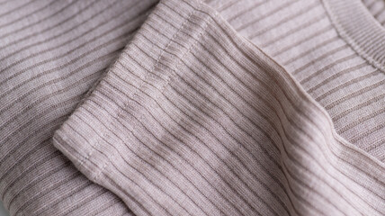 Close up of Fine Merino Wool Fabric