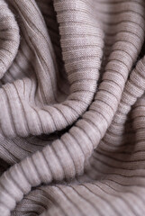 Close up of Fine Merino Wool Fabric