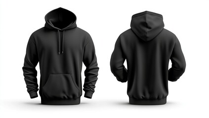 Classic Black Hoodie: Style and Comfort, Versatile Design, Perfect for Everyday Wear, Available Now, Shop Online