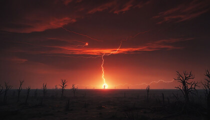 Ominous Red Skies: The Prelude to Apocalypse