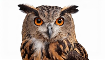 Fototapeta premium Striking Owl Illustration Art Detailed PNG Showcasing a Majestic Nocturnal Creature Amidst a Mystical Forest Setting at Dusk, Ideal for Digital Art, Home Decor, or Design Inspiration