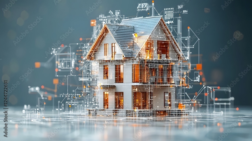 Poster Drone Powered Real Time Building Construction Envisioning the Automated Future of Architecture and Urban Development through Cutting Edge Technologies like 3D Modeling Data Analysis