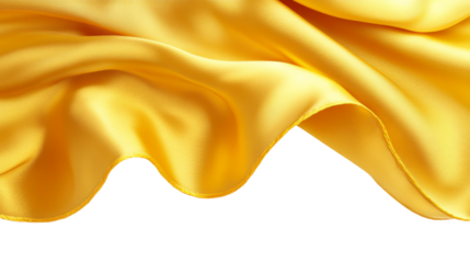 Wavy gold silk or satin luxury cloth texture background ideal for your projects