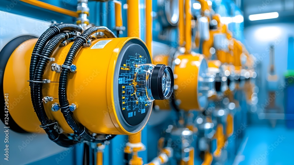 Poster large scale desalination plant utilizing advanced nanotech to convert seawater into clean potable dr