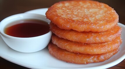 Korean Sweet Potato Pancakes: Crispy Mattang with Caramelized Glaze