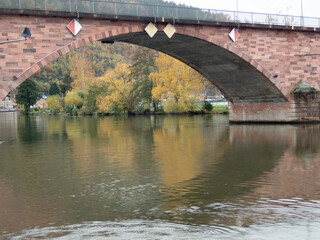 Old arched bridge of Europe