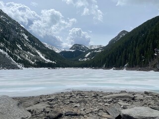 lake in the mountains