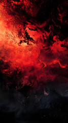 Striking Black to Red Gradient for Powerful Phone Background