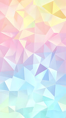 Obraz premium Pastel Colored Abstract Mountain Range Art