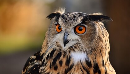 Majestic Siberian Eagle Owl Perched on SnowCapped Tree in a Frosty Forest Striking Raptor Stands Guard in Winter Wonderland Amidst Whiteness and Serenity