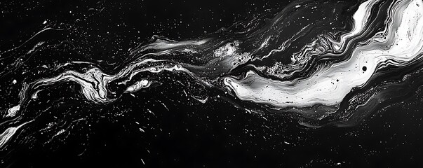 Elegant black marble texture, perfect for adding a touch of sophistication and depth to any design project.