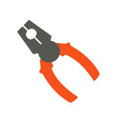 combination plier flat icon illustration color