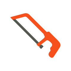 hacksaw flat icon illustration color