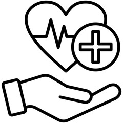 Fototapeta premium Healthcare Icon