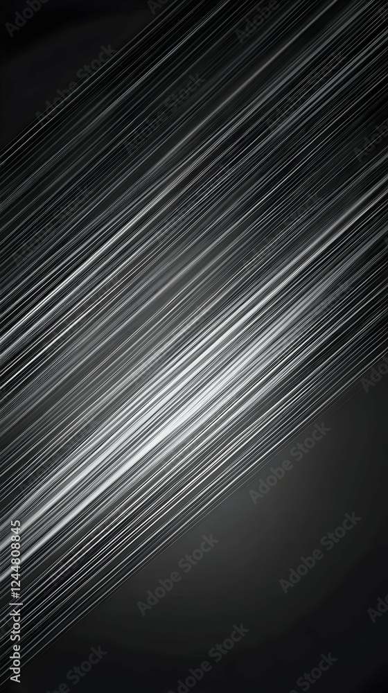 Poster abstract black and white diagonal lines background creates a dynamic and modern feel for various des