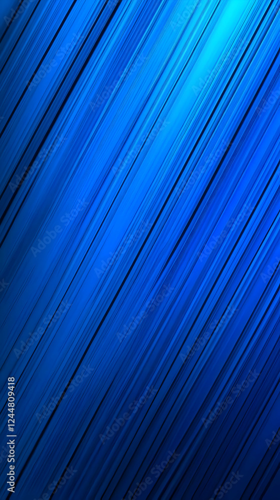 Poster abstract blue background creates dynamic diagonal lines with vivid and energetic style for modern de