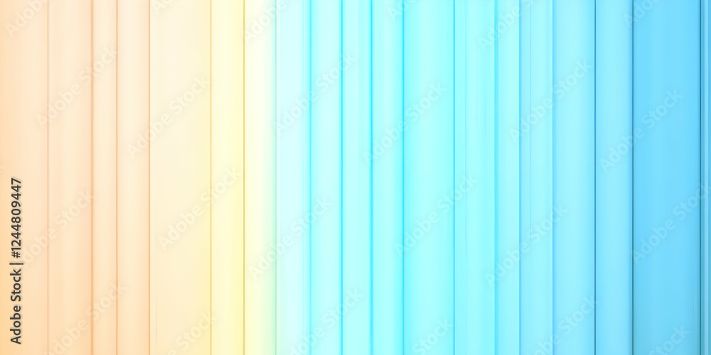Poster Abstract Background with Smooth Color Transition from Orange to Blue Gradient