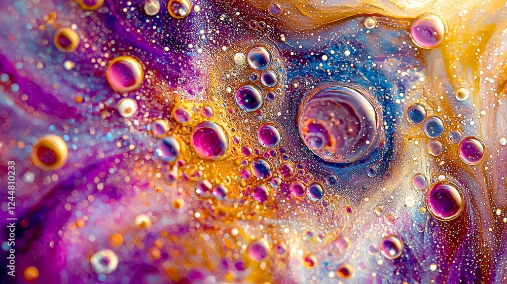 Poster abstract mapping of fluid dynamics in biological systems with vivid colors