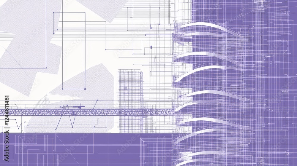 Poster abstract representations of genes layered over complex structures