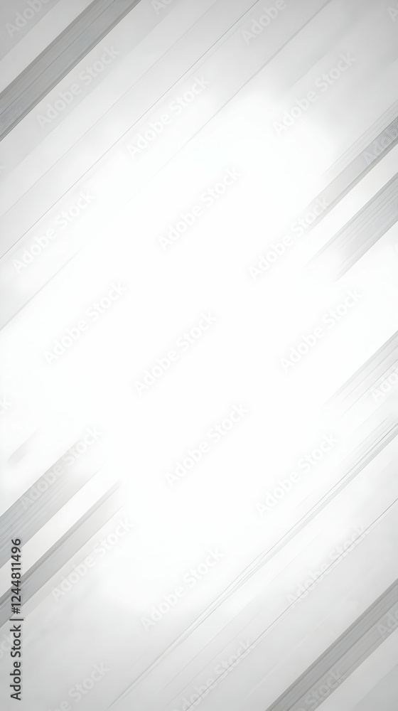 Poster abstract white background with gray diagonal lines creates modern and minimalist design