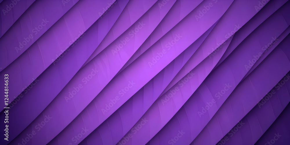 Poster abstract purple background forms diagonal pattern with smooth layers and subtle shading effects