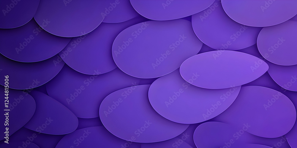 Poster purple abstract background creates a smooth, modern, and elegant design with overlapping oval shapes
