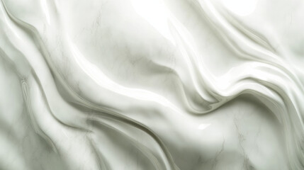 Fototapeta premium smooth, flowing marble texture with soft, wavy patterns and glossy finish. image captures elegance and fluidity of marble surface, highlighting its natural beauty