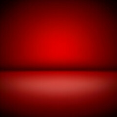 Smooth Red Gradient Background Creates a Vibrant and Elegant Display Space