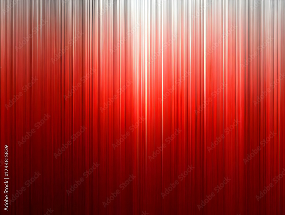 Poster red and white vertical striped abstract background creates a dynamic and modern design.