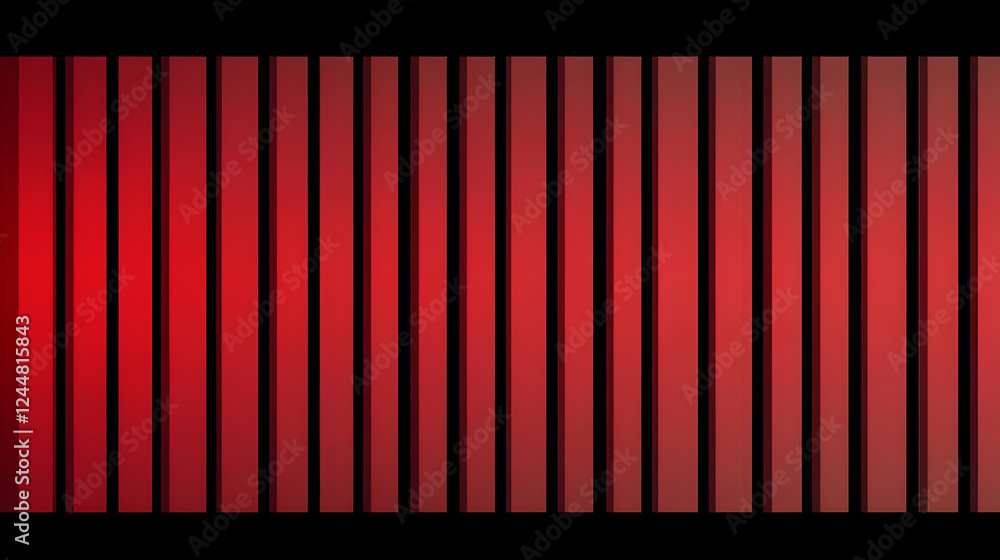 Poster abstract red vertical bars background creates a modern and stylish look for design projects
