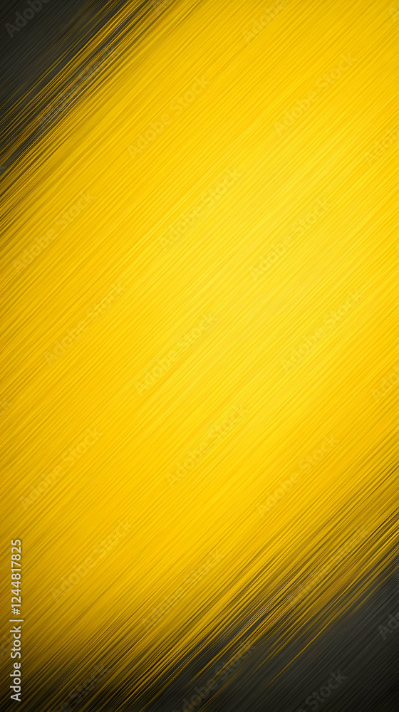 Poster Abstract Yellow Background with Diagonal Lines and Gradient Effect Creates Modern and Dynamic Visual