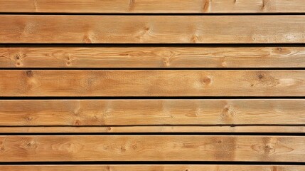 Obraz premium Horizontal Wooden Planks Texture: A Detailed Image of Natural Brown Wood Grain