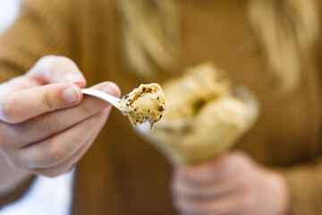 Fotografía de helado