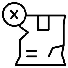 Damaged Package Icon
