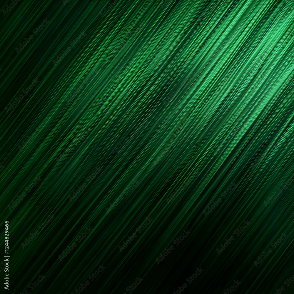 Poster Abstract Background with Diagonal Green Lines Creates Dynamic Visual
