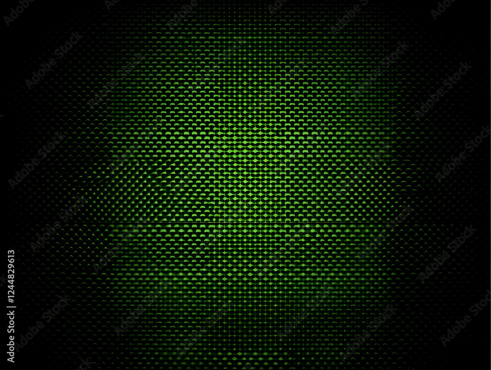 Poster green textured background creates visual depth and interest with subtle light effects