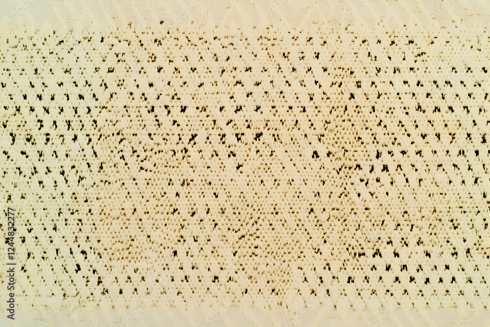 Poster beige textured background shows subtle pattern and gradient effect creating visual interest