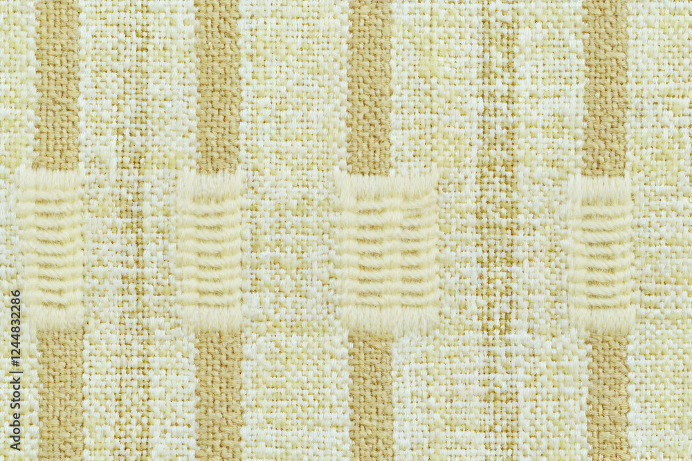 Poster close-up fabric texture shows intricate weaving and textured surface detail for design backgrounds.