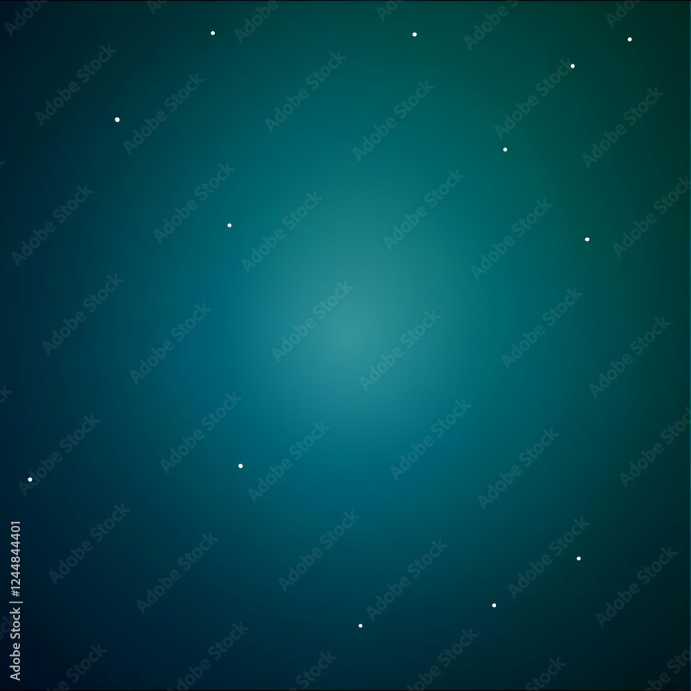 Poster abstract background creates a serene and minimalist teal gradient with subtle white dots.