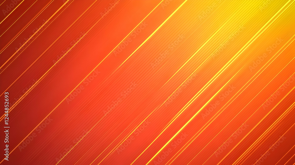 Aufkleber abstract orange and yellow diagonal lines background creates dynamic visual