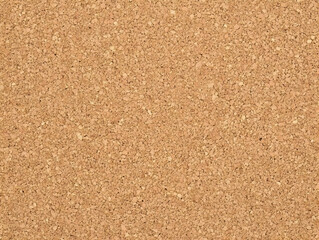 Close-up of Cork Board Texture Shows Detailed Granular Surface Pattern for Background Design