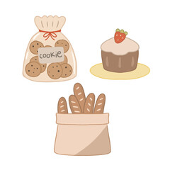 Delicious Brown Treats: Chocolate Bread, Cupcake, and Cookies