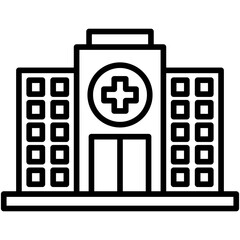 Obraz premium Hospital Icon