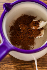 Baking Gingerbread Bundt Cake with Caramel Frosting Ingredients