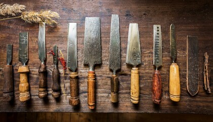 Each piece of wood tells its own story.  