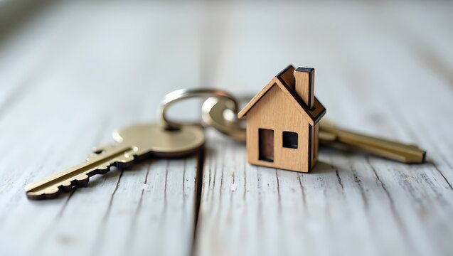 Keys to new beginnings - home ownership dreams - real estate, moving promotions, home buyer guides