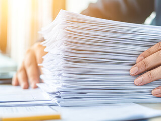 Efficient office document handling tips for a bright and productive workspace