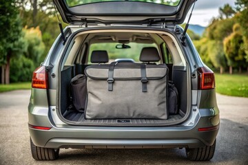 Black & gray car bags: candid photos showcase the best auto storage solutions.