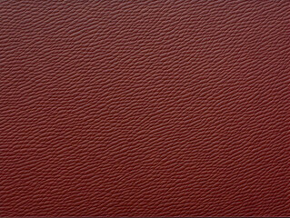 Fototapeta premium Close-up of Red Leather Texture Shows Detailed Grain and Rich Color Evenly Throughout.