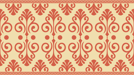 Greek Key Pattern Border